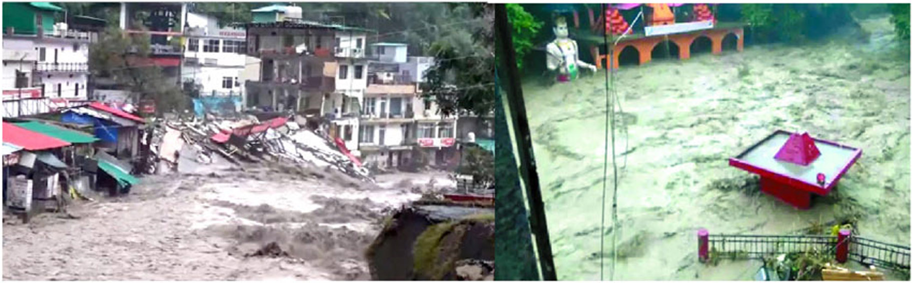 Dehradun: Cloudburst causes massive destruction in Sahasradhara; Vehicles washed away, 2 missing.